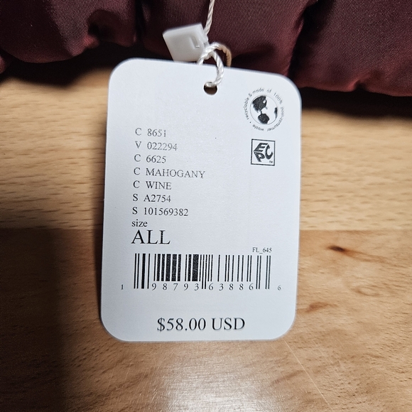 NWT FP Movement Quilted Small Carryall Sling Bag Mahogany Wine - Picture 4 of 7